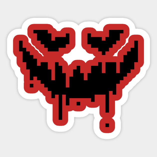 8-bit Monster Sticker by ControllerGeek